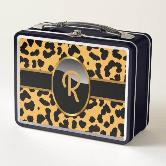 Gepersonaliseerde Monogram Leopard Print (Voorkant)