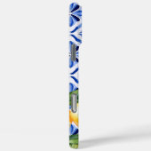 Gepersonaliseerde Monogram Mediterraan Gele Citroe Case-Mate iPhone Case (Achterkant / Rechts)