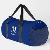 Gepersonaliseerde Monogram Naam Blauw Plunjezak (Rechterhoek)