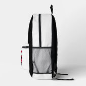 Gepersonaliseerde Monogram Naam Golfkar Bedrukte Rugzak (Rechts)