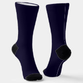 Gepersonaliseerde Monogram Naam Moderne Minimale M Sokken (Gebogen)