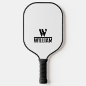 Gepersonaliseerde Monogram Naam Pickleball Paddle (Voorkant)
