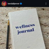 Gepersonaliseerde Monogram Naam Script Wellness Jo Notitieboek