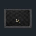 Gepersonaliseerde Monogram Patroon Trifold Nylon P Drievoud Portemonnee<br><div class="desc">Aangepaste, gepersonaliseerde, moderne koele zwart geruite patroon monogram, duurzaam, klassiek, drievoudige nylon portemonnee, met full-length factuur zak, twee credit card zakken, en ID kaart venster. Typ gewoon uw initiaal / monogram in, om aan te passen. Maakt een geweldig op maat gemaakt, gepersonaliseerd cadeau voor verjaardag, bruiloft, jubileum, vaderdag, feestdagen, kerst...</div>