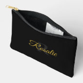 Gepersonaliseerde Monogram Rits Pouch voor Essenti Etui (Open)