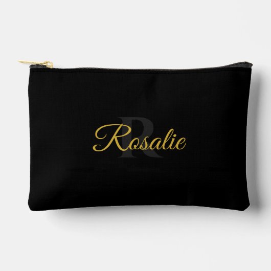 Gepersonaliseerde Monogram Rits Pouch voor Essenti Etui (Voorkant)