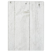 Gepersonaliseerde Monogram Rustic Klembord (Achterkant)