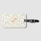 Gepersonaliseerde Monogram Spring Butterfly Bagagelabel (Voorkant (horizontaal))