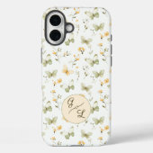 Gepersonaliseerde Monogram Spring Butterfly Case-Mate iPhone Case (Achterkant)