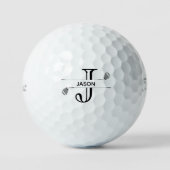 Gepersonaliseerde Monogram Titleist PRO V1 Golfballen (Voorkant)
