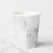 Gepersonaliseerde Monogram van het Manuscript en d Papieren Bekers (Rechts)