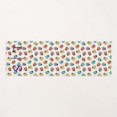 Gepersonaliseerde Monogram Yoga Mat – Kleurrijke l (Voorkant (horizontaal))