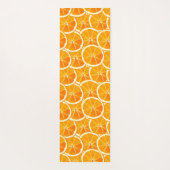Gepersonaliseerde Monogram Yoga Mat met Oranje Cit (Achterkant)