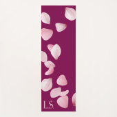 Gepersonaliseerde Monogram Yoga Mat met Sakura Pet (Voorkant)