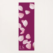 Gepersonaliseerde Monogram Yoga Mat met Sakura Pet (Achterkant)