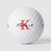  gepersonaliseerde Monogrammed Callaway Golfballen (Voorkant)
