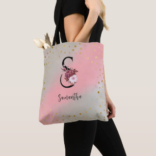 Gepersonaliseerde Monogrammed Gepersonaliseerd let Tote Bag