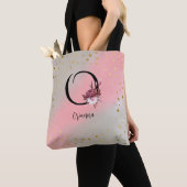Gepersonaliseerde Monogrammed Gepersonaliseerd let Tote Bag (Dichtbij)