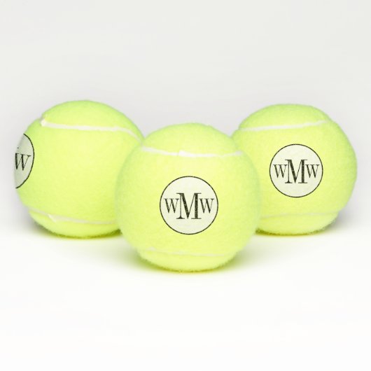 gepersonaliseerde Monogrammed Tennisballen (Multi)
