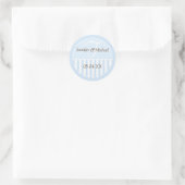 Gepersonaliseerde monogrammed Wedding Favor Labels (Tas)