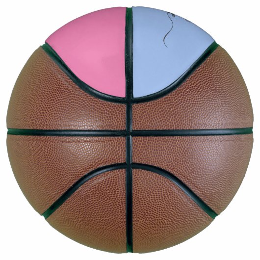 Gepersonaliseerde Monogrammen Basketball Basketbal (Rechts)
