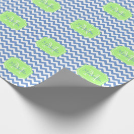 Gepersonaliseerde monogrammen cadeaupapier