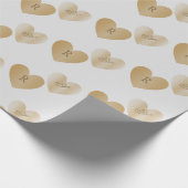 Gepersonaliseerde Monogrammen, Dubbele de Gouden H Cadeaupapier (Hoek)