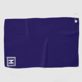 Gepersonaliseerde monogrammen golfhanddoek (Horizontaal)