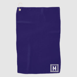 Gepersonaliseerde monogrammen golfhanddoek