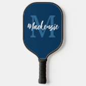 Gepersonaliseerde Monogrammen Naam Aangepaste Kleu Pickleball Paddle (Achterkant)