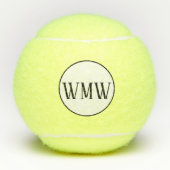 Gepersonaliseerde monogrammen tennisballen (Voorkant)