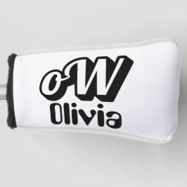 Gepersonaliseerde Monogramnaam Golfheadcover