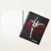 Gepersonaliseerde mooie Ballerina en Rozen Ballet Planner (Display)