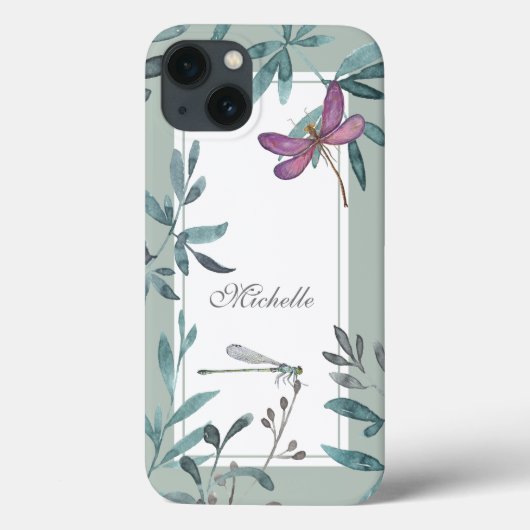 Gepersonaliseerde mooie Dragonfly Garden Case-Mate iPhone Case (Achterkant)