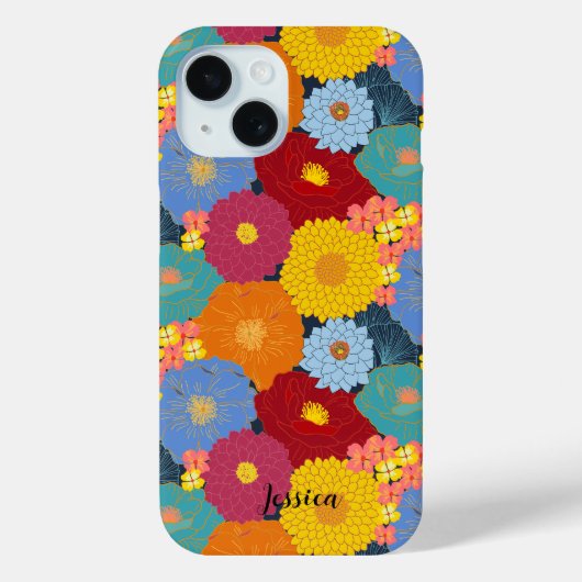 Gepersonaliseerde, mooie en levendige Wildflower Case-Mate iPhone Case (Achterkant)