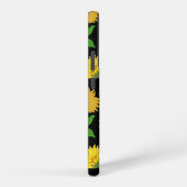 Gepersonaliseerde, mooie en levendige zonnebloem samsung galaxy hoesje (Rechterkant)