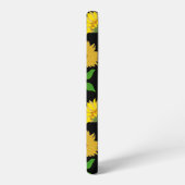 Gepersonaliseerde, mooie en levendige zonnebloem samsung galaxy hoesje (Linkerkant)