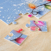 Gepersonaliseerde Mooie Kerstpuzzel Legpuzzel (Zijkant)