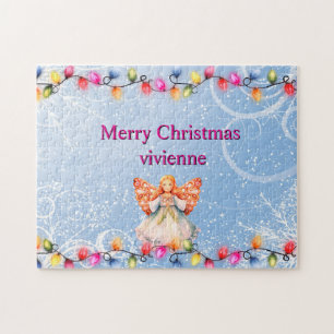 Gepersonaliseerde Mooie Kerstpuzzel Legpuzzel
