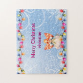 Gepersonaliseerde Mooie Kerstpuzzel Legpuzzel (Verticaal)