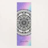 Gepersonaliseerde mooie Mandala Rainbow Yoga Mat (Achterkant)