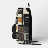 Gepersonaliseerde Mooie Mud Cloth Afrikaans Bedrukte Rugzak (Rechts)