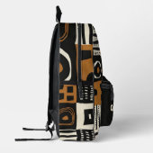 Gepersonaliseerde Mooie Mud Cloth Afrikaans Bedrukte Rugzak (Links)