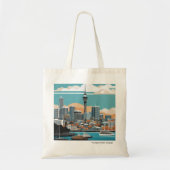 Gepersonaliseerde mooie stad tote bag (Voorkant)