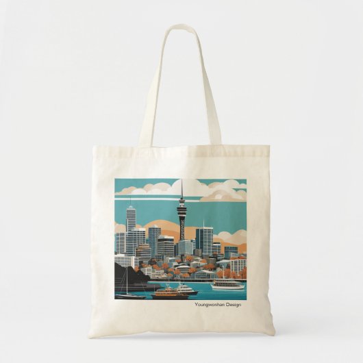 Gepersonaliseerde mooie stad tote bag (Voorkant)