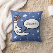 Gepersonaliseerde Moon- en Stars-Sierkussen Kussen (Deken)