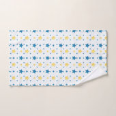 Gepersonaliseerde Moon Luchtballon Waterverf Bad Handdoek (Handdoek)