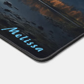 Gepersonaliseerde Moonlight Night Landscape Desk M Bureaumat (Hoek)