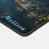 Gepersonaliseerde Moonlight Night Landscape Desk M Bureaumat (Hoek)