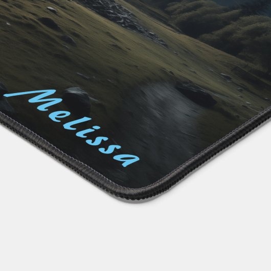 Gepersonaliseerde Moonlight Night Landscape Desk M Bureaumat (Hoek)